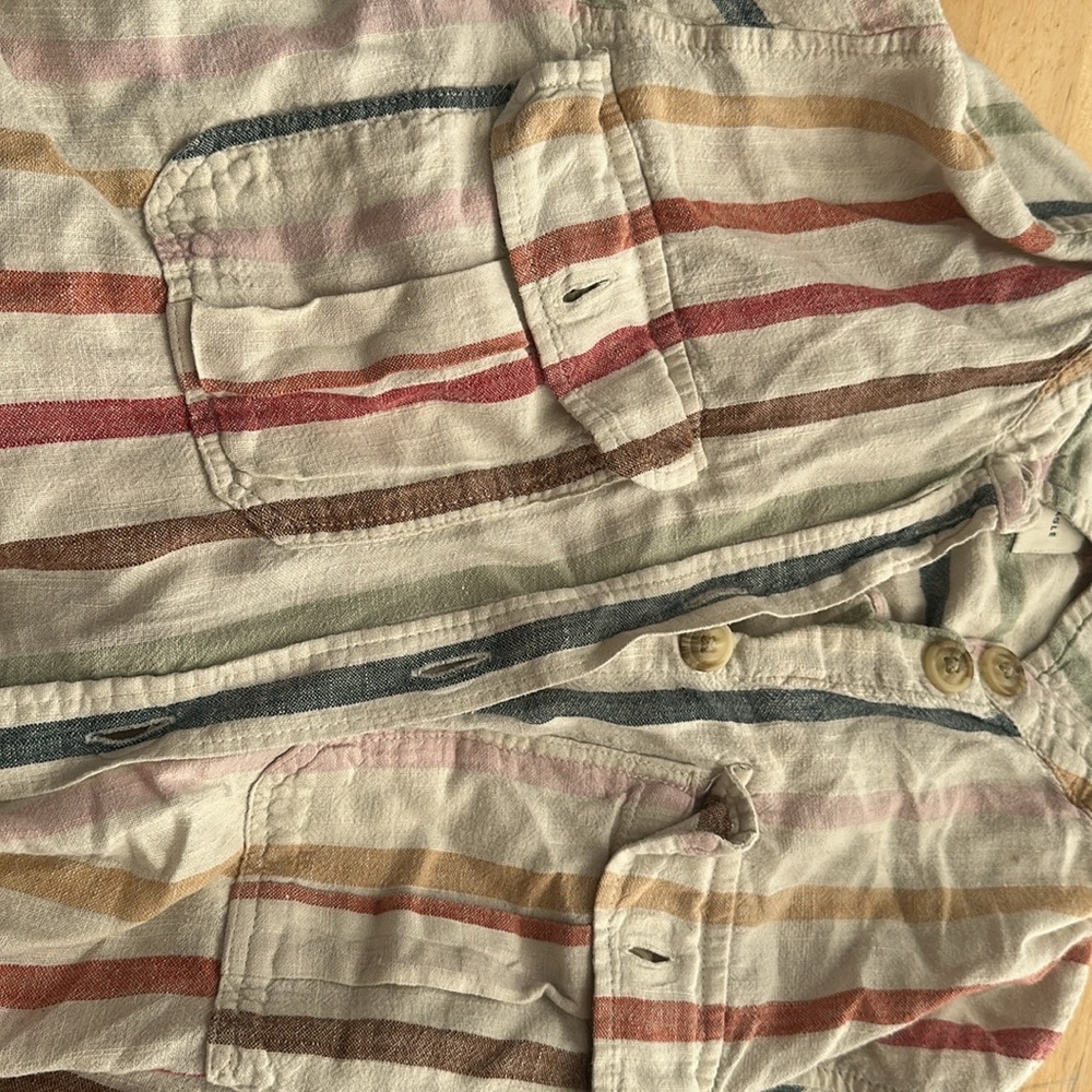Striped linen button down - Picture 2 of 6
